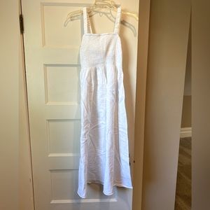 Sweet & Airy White Maxi Dress
